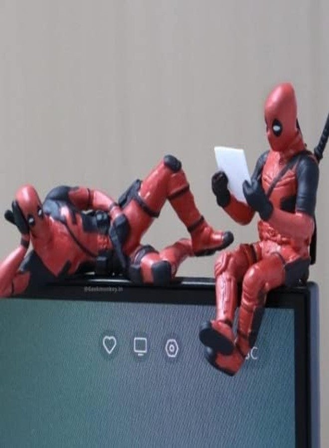 جيك مونكي مجسم جيكمونكي الصغير لشخصية البطل المضاد، مجسم قابل للتجميع، الوجه الجديد للعدالة، مجسمات ألعاب للأطفال والكبار - قطعة واحدة، 6.5 سم، أحمر، أسود - Image 4